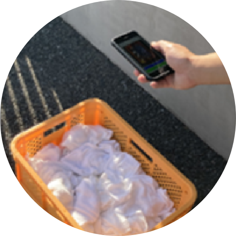 おしぼりAIで負担軽減!